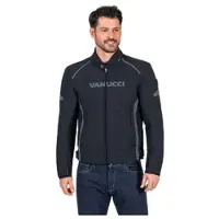 Vanucci VSJ-7 herr TEXTILJACKA Svart 54 Herrar sort