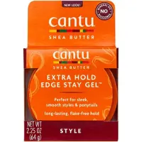 Cantu , Shea Butter for Natural Hair, Extra Edge Stay Gel, 2.25 oz (64 g)