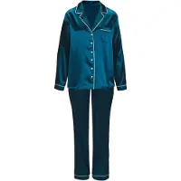 s.Oliver Pyjamas petrol / vit