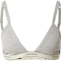 Calvin Klein Unlined Triangle Bra Heritage Cotton Stretch