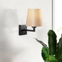 Opviq Vägglampa Profil , dimbar, Svart, Vardagsrum / matsal, Metall, Vägglampa, vägglampa inomhus