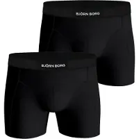 Björn Borg Premium Cotton Stretch Boxer 2-pack Svart, M