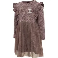 Hummel Klänning - hmlFia - Deep Taupe - - 1 år (80) - Klänning