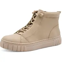 Marco Tozzi Stövlett med snörning beige