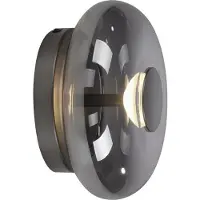 Schöner Wohnen LED taklampa Posh, dimbar, Aluminium / grå / zink, Vardagsrum / matsal, Glas, Modern, LED-taklampa