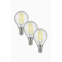 Airam LED-Klotlampa E14 3,7W/827 Dimbar 3-Pack