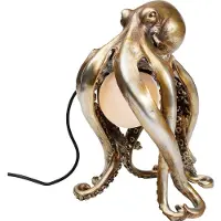 Kare Bordslampa Animal Octopus, Mässing / guld, Vardagsrum / matsal, Syntetmaterial, Bordslampa