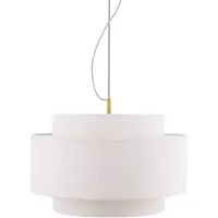 Globen Lighting Taklampa , Noah Bouclé, dimbara, Vit, Vardagsrum, Tyg / textil, Design
