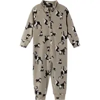 Reima - Skidoveraller barn - Tarhaan Fleece Overall Earthy Beige för UnisexUll - Barnstorlek 92 cm