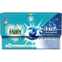 Fairy Platinum Non‑Bio Tvättkapslar – 19 st