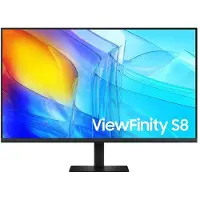 Samsung ViewFinity S8 S37D802EAU - S80D Series - LED-skärm - 37" - 3840 x 2160 UHD @ 60 Hz - VA - 350 cd/m² - 3000:1 - HDR10 - 5 ms - HDMI, Display...