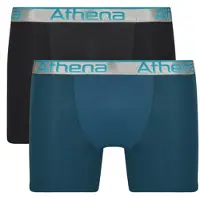 Athena Boxershorts 720 STRETCH ADJUST Pack de 2 man - Svart - EU L