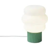 QAZQA Japandi Bordslampa Grön med Opalglas 18cm - Kumo