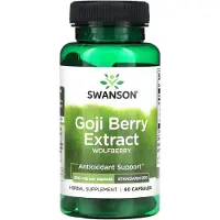 Swanson Health Gojibärsextrakt, 500 mg, 60 kapslar