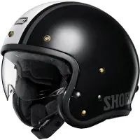 Shoei J.O2 Aventure TC-5 Jethjälm Svart/Vit S Unisex sort