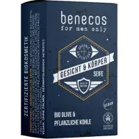 Benecos Endast för män Ansikts- och Kroppstvål 75 g