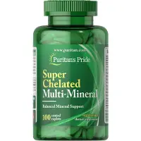 Puritan's Pride - Superkelaterad multimineral, 100 överdragna kapslar