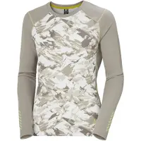 Helly Hansen Lifa Active Graphic Crew Long Sleeve Base Layer Grönt XL Kvinna