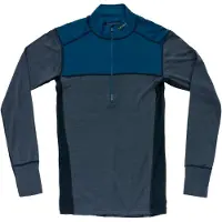 Devold Lauparen Merino 190 Zip Neck Man Ink/Lichen/Black