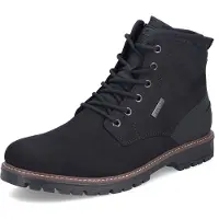 Rieker Boots med snörning svart
