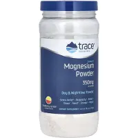 Trace Minerals Trace, Stress-X, Magnesium Powder, Raspberry Lemon, 350 mg, 8.5 oz (240 g)