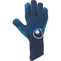 Uhlsport Målvaktshandske Fangmaschine Aquagrip HN - Navy/Blå/Vit, storlek 12