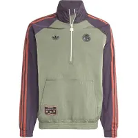 Adidas Originals Originals Fc Bayern Terrace Icons Jacka Med Halv Dragkedja, storlek XX-Large