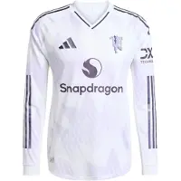 Adidas Manchester United Bortatröja 2025/26 Långärmad Authentic - , storlek Large