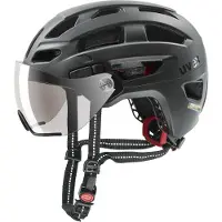Uvex finale visor, Cykelhjälm, Svart