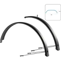 Wag Aluminium Stänkskärmsset Trekking 65 27.5-29´´ X 65 Mm