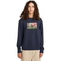Element - Sweatshirts - Memory Crew Eclipse Navy för UnisexBomull - Storlek L - Marinblå