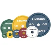 LivePro Viktskiva styrkelyft 0,25kg-25kg - 0,5kg