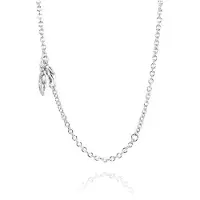 POMOiii Nytt Halsband 925 Sterling Silver Dammode Runt Halsband Passande Original Pandora Charm Pärlor Gör-det-själv smycken Present 45cm