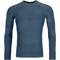 Ortovox - Underställ - 230 Competition Long Sleeve M Petrol Blue för UnisexUll - Storlek XL - Blå