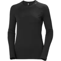 Helly Hansen Lifa Merino Midweight Crew, Dam, Svart