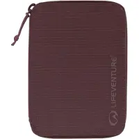 Lifeventure RFID Mini Travel Wallet, Återvunnen, plommonröd