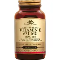 Solgar - Natural Source Vitamin E, 670 mg (1,000 IU), 100 Softgels