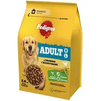 Pedigree Adult 2,6 kg med kyckling och grönsaker torrfoder för stora och medelstora hundar