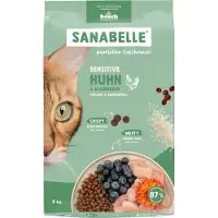 Sanabelle Sensitive med kyckling och blåbär kattfoder