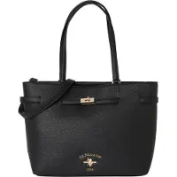 U.S. POLO ASSN. Shoppingväska 'Stanfort' guld / svart