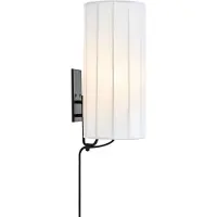 Markslöjd Vägglampa Hikari, Vitt / opal, Vardagsrum / matsal, Textil / tyger / siden, Vägglampa, vägglampa inomhus
