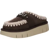 Mou för kvinnor. MU.FW531001A Brun Bounce Läder Clogs (41), Hud, Karta, Ingen, Casual