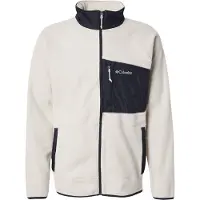Columbia Men's Fast Trek Overlay Full Zip Fleece Jacket Dark Stone, Black