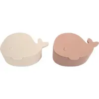 Filibabba Snackslådor - 2-pack - Silikon - Valen Christian - 400 - - One Size - Matlåda