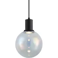 QAZQA Design Hänglampa Svart med Regnbågsglas 20cm - Mallon