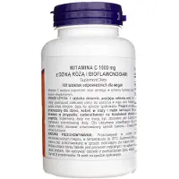 Now C-1000, Med Rosor och Bioflavonoider, 100 Tabletter