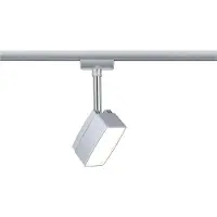 Paulmann 952.69, Skena för spotlight, 1 lampor, LED, 2700 K, 395 LM, Krom