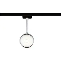 Paulmann Spot Capsule Högvolt-skensystem URail LED fast installerad 6 W LED Svart (matt), Krom