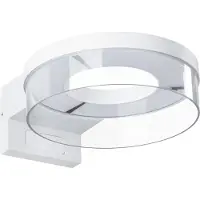 Paulmann Utomhus vägglampa med rörelsesensor Capera, Vitt / opal, Aluminium / grå / zink, Modern