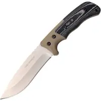 Master cutlery Tac Force Drop Point Fixed Blade Tan Knife